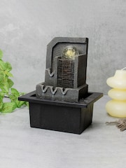 MenKind Grey Indoor Illuminated Water Fountain - Image 1 of 4