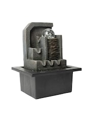 MenKind Grey Indoor Illuminated Water Fountain - Image 3 of 4