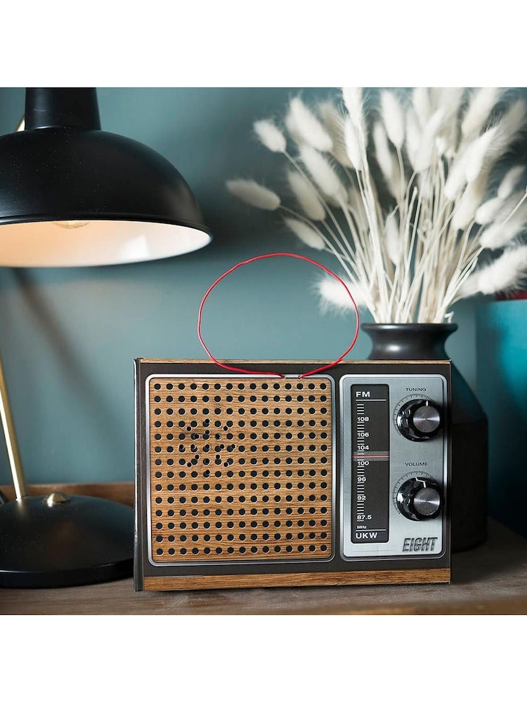 MenKind Brown Eight Build Your Own Retro Radio - Image 1 of 4