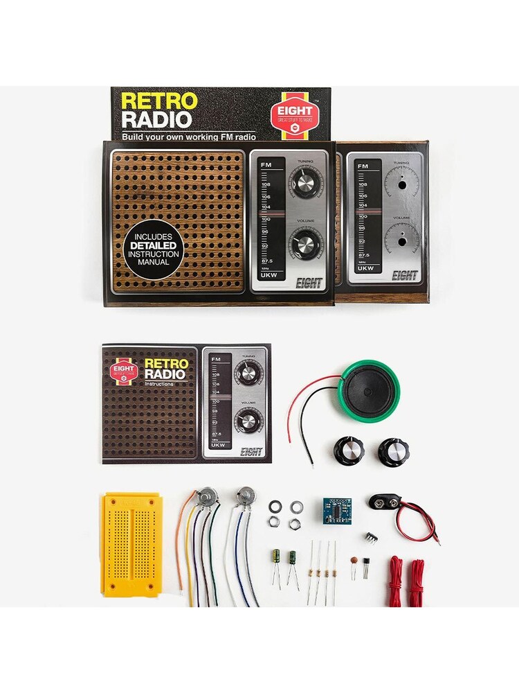 MenKind Brown Eight Build Your Own Retro Radio - Image 4 of 4