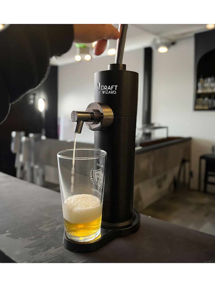 MenKind Black Draft Wizard Frothing Beer Dispenser - Image 1 of 3