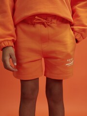 Reiss x McLaren F1 Team Papaya 9-13 yrs McLaren F1 Cotton Drawstring Shorts - Image 3 of 8