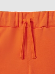 Reiss x McLaren F1 Team Papaya 9-13 yrs McLaren F1 Cotton Drawstring Shorts - Image 8 of 8