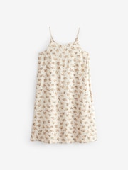Yellow Ditsy 100% Cotton Slip Dress And Jumper Set (3-16yrs) - Image 5 of 6