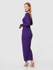 Closet London Purple Maxi Bodycon Dress - Image 2 of 5