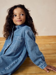 Blue Denim Shirt Dress (3-16yrs) - Image 4 of 6