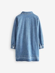 Blue Denim Shirt Dress (3-16yrs) - Image 5 of 6