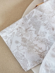 Avalon Home Natural Soft Toile Tea Towel - Image 2 of 6