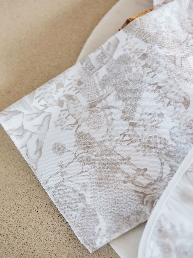Avalon Home Natural Soft Toile Tea Towel - Image 2 of 6