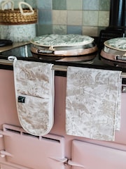 Avalon Home Natural Soft Toile Tea Towel - Image 5 of 6