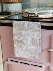 Avalon Home Natural Soft Toile Tea Towel - Image 6 of 6