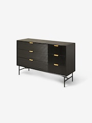 MADE.COM Black Haines Mango Wood Chest of Drawers - Image 4 of 4