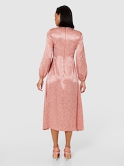 Closet London Pink Midi A-Line Dress - Image 2 of 5