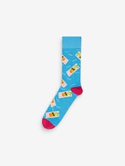 Bright Fun Pattern Socks 8 Pack - Image 3 of 10