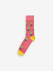 Bright Fun Pattern Socks 8 Pack - Image 7 of 10