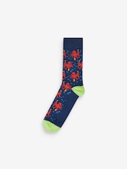 Bright Fun Pattern Socks 8 Pack - Image 8 of 10