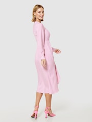 Closet London Pink Pencil Shirt Dress - Image 2 of 5