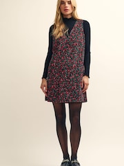 Nobodys Child Piper Cord Pinny Black Dress - Image 1 of 4