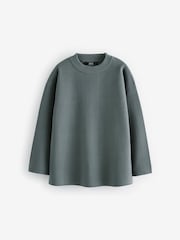 Mineral Grey Crew Neck Knitted Jumper (3-16yrs) - Image 1 of 3