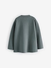 Mineral Grey Crew Neck Knitted Jumper (3-16yrs) - Image 2 of 3