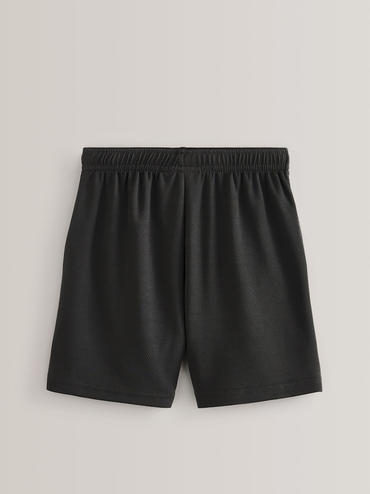 Black/Navy 2 Pack Sports Shorts (3-16yrs) - Image 4 of 10