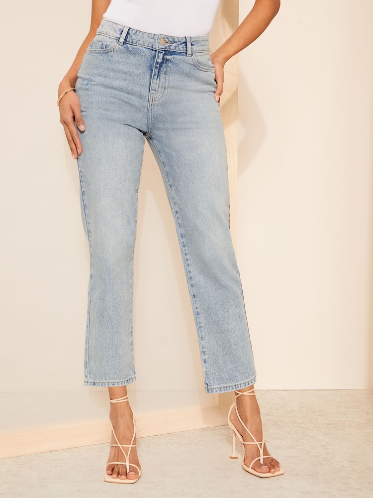 Friends Like These Bleach Blue Authentic Denim Straight Leg Jeans - Image 1 of 4