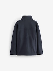 Navy Zip-Up Fleece Jacket With Pockets (3-16yrs) - Image 2 of 3