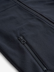 Navy Zip-Up Fleece Jacket With Pockets (3-16yrs) - Image 3 of 3