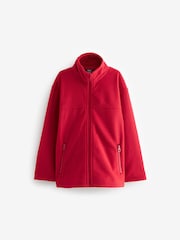 Red Zip-Up Fleece Jacket With Pockets (3-16yrs) - Image 1 of 3