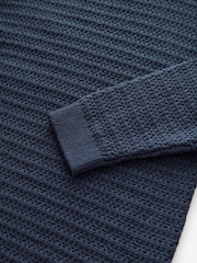 Navy Knitted Jumper (3-16yrs) - Image 3 of 4