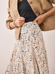 Mint Velvet Floral Print Midi Skirt - 圖片 3/8