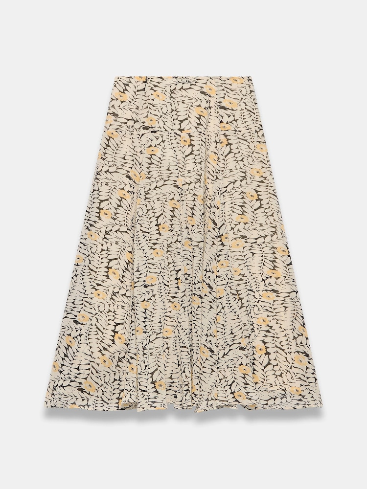 Mint Velvet Floral Print Midi Skirt - 圖片 8/8