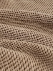 Tan Brown Knitted Hoodie (3-16yrs) - Image 6 of 6
