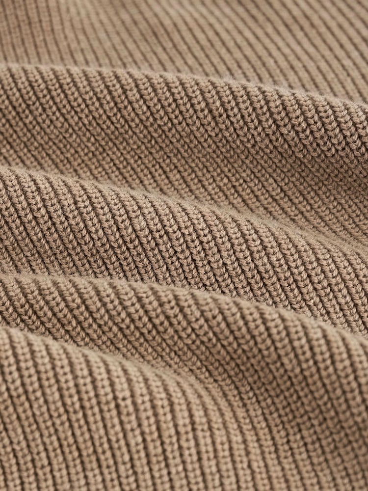 Tan Brown Knitted Hoodie (3-16yrs) - Image 6 of 6 Tan Brown Knitted Hoodie (3-16yrs) - Image 6 of 6