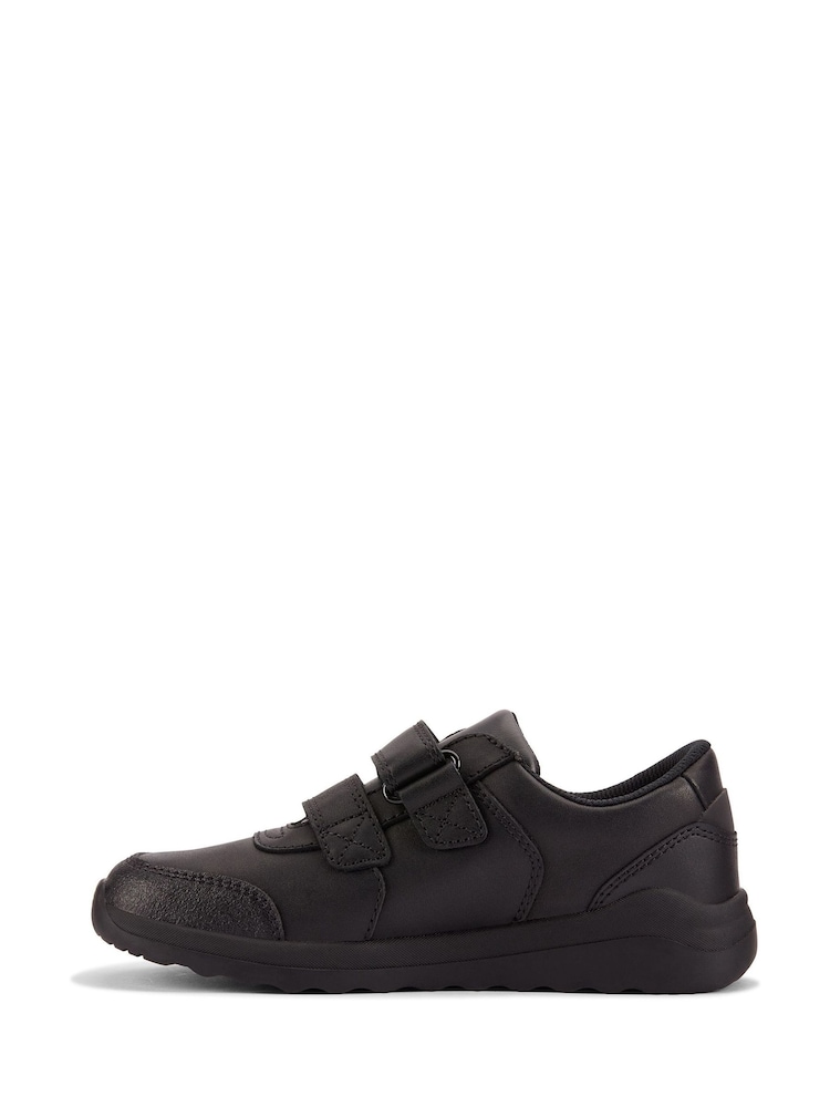 Clarks Black Wide Fit (G) Leather Daze Step Shoes - Image 2 of 7