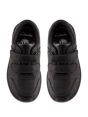 Clarks Black Wide Fit (G) Leather Daze Step Shoes - Image 6 of 7