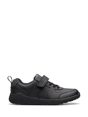 Clarks Black Standard Fit (F) Leather Daze Bright Shoes - Image 1 of 7