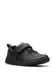 Clarks Black Standard Fit (F) Leather Daze Bright Shoes - Image 3 of 7