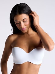 Boux Avenue White Strapless Bra - Image 4 of 7