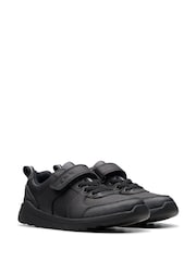 Clarks Black Wide Fit (G) Leather Daze Bright Shoes - Image 4 of 6