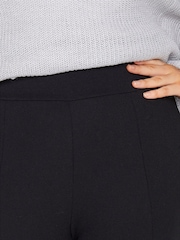 Yours Curve Black Stretch Tapered Trousers - Image 4 of 7