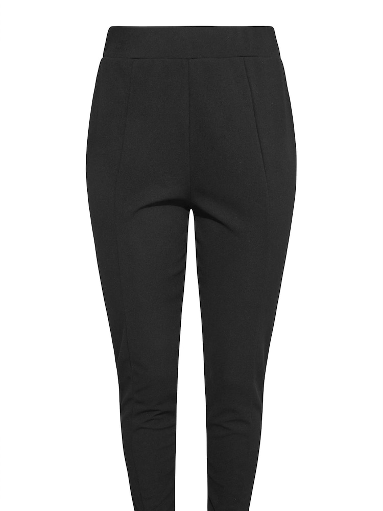 Yours Curve Black Stretch Tapered Trousers - Image 7 of 7