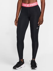 Nike Black Chrome Pro 365 Leggings - Image 1 of 6