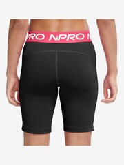 Nike Black/Pink Pro 365 8" Shorts - Image 2 of 4