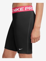 Nike Black/Pink Pro 365 8" Shorts - Image 3 of 4