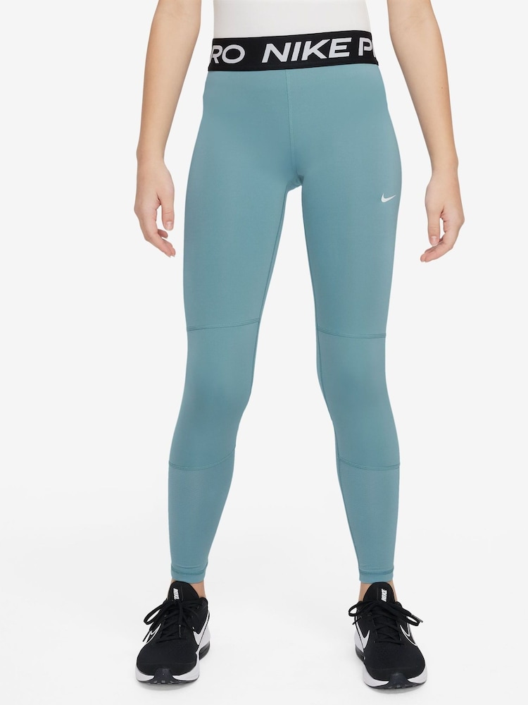 Nike Turquoise Dri-FIT High Waisted Pro Leggings - Image 1 of 5