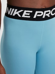 Nike Turquoise Dri-FIT High Waisted Pro Leggings - Image 4 of 5