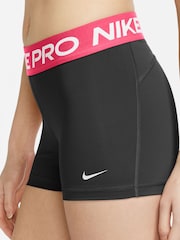 Черный/розовый - Nike Pro 365 3" Шорты - Image 3 of 4