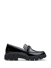 Clarks Black Patent Standard Fit (F) Leather Evyn Walk Shoes - Image 1 of 8