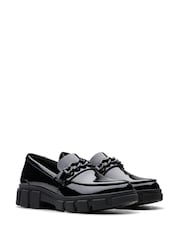 Clarks Black Patent Standard Fit (F) Leather Evyn Walk Shoes - Image 4 of 8